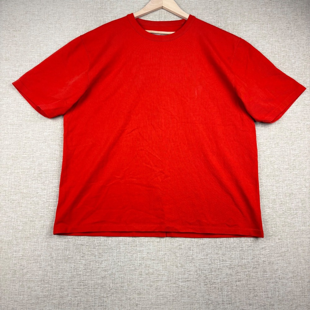 Calvin Klein/ Heron Preston Men's L Red Short Sleeve Cotton T-Shirt Portugal